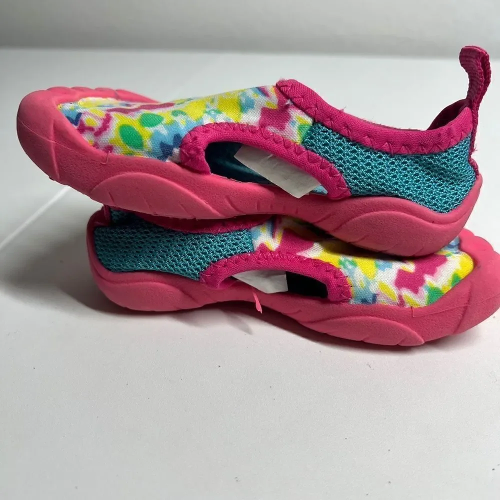 Newtz Water Shoes Pink Multicolour Girls Size 5-6